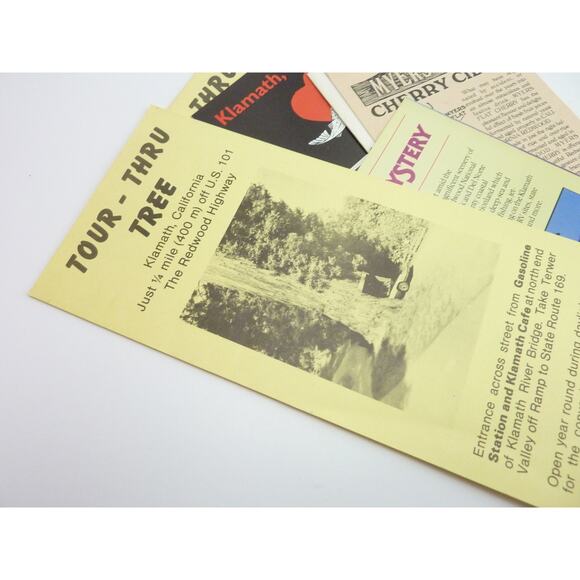 Vintage Mystery Hill Thru Tree California Pamphlet 1960 Ephemera Souvenir Travel - Picture 4 of 5